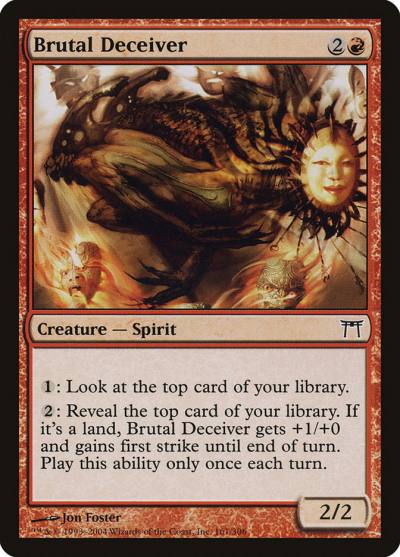 Brutal Deceiver CHK-161 Champions of Kamigawa Magic card