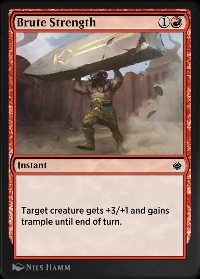 Brute Strength AKR-142 Amonkhet Remastered Magic card