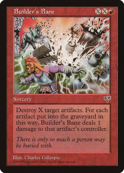 Builder's Bane MIR-160 Mirage Magic card