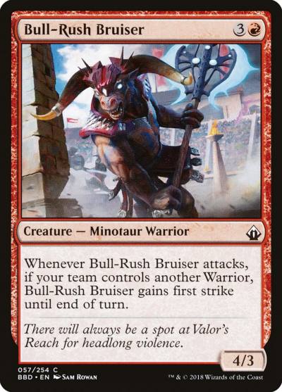 Bull-Rush Bruiser 57 Battlebond Magic card