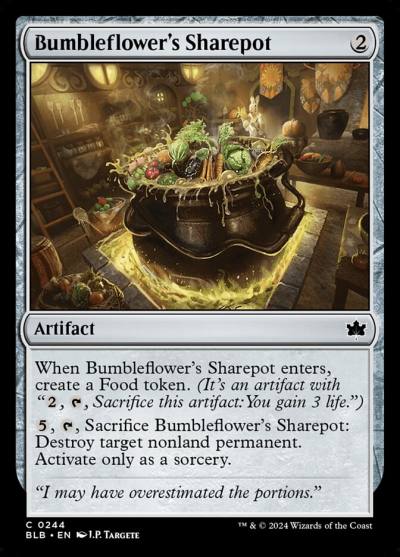 Bumbleflower's Sharepot BLB-244 Bloomburrow Magic card
