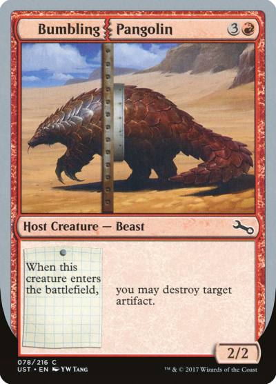 Bumbling Pangolin 78 Unstable Magic card
