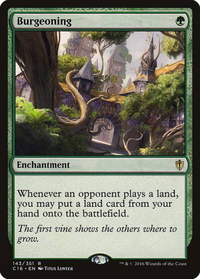 Burgeoning C16-143 Commander 2016 Magic card