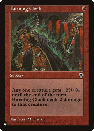 Burning Cloak PLST-POR-120 The List Magic card