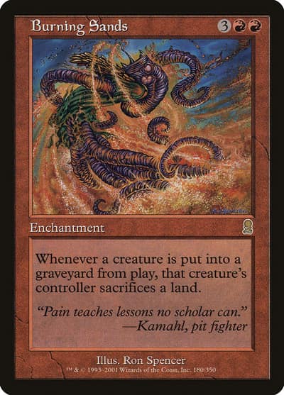 Burning Sands ODY-180 Odyssey Magic card