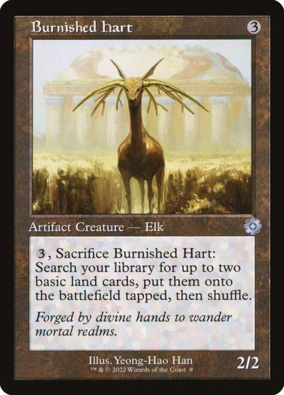 Burnished Hart BRR-8 The Brothers' War Retro Artifacts Magic card
