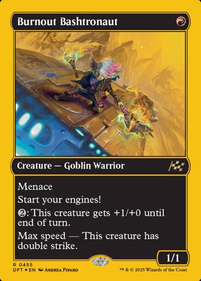 Burnout Bashtronaut DFT-455 Aetherdrift Magic card