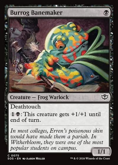 Burrog Banemaker 75 Secrets of Strixhaven Magic card