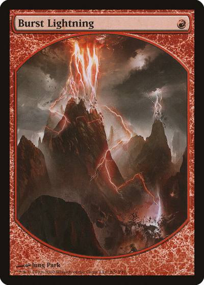 Burst Lightning P10-8 Magic Player Rewards 2010 Magic card