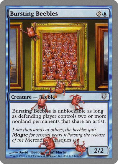 Bursting Beebles UNH-28 Unhinged Magic card