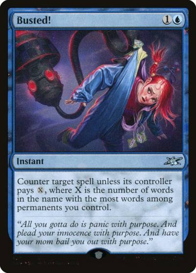 Busted! UNF-327 Unfinity Magic card