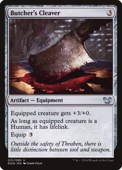 Butcher's Cleaver DDQ-31 Duel Decks: Blessed vs. Cursed Magic card