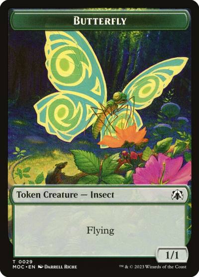 Butterfly TMOC-29 March of the Machine Commander Tokens Magic card