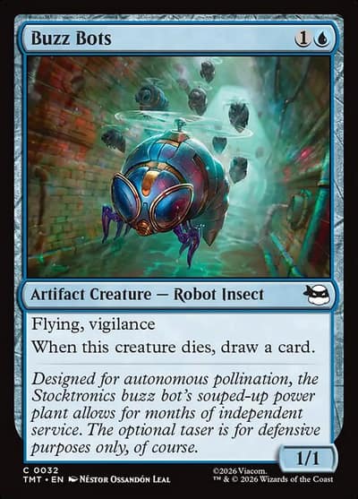 Buzz Bots 32 Teenage Mutant Ninja Turtles Magic card