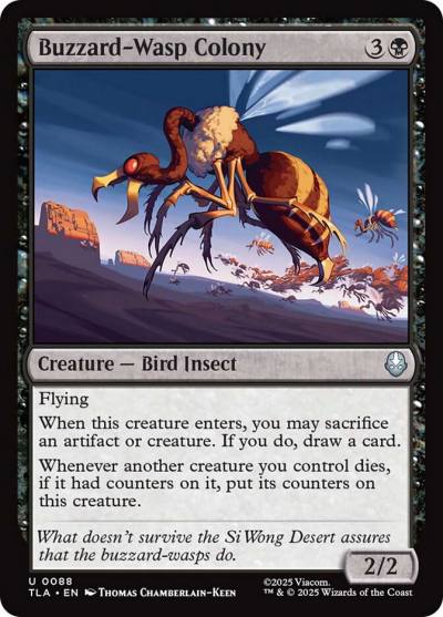 Buzzard-Wasp Colony TLA-88 Avatar: The Last Airbender Magic card