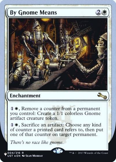 By Gnome Means ULST-1 The List (Unfinity Foil Edition) Magic card