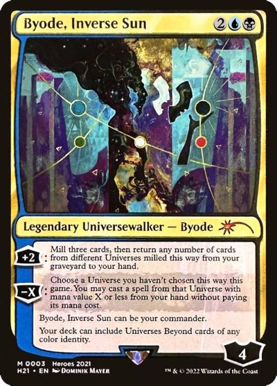 Byode, Inverse Sun PH21-3 2021 Heroes of the Realm Magic card