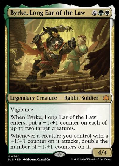 Byrke, Long Ear of the Law BLB-380 Bloomburrow Magic card
