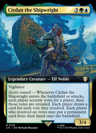Círdan the Shipwright LTC-133 Tales of Middle-earth Commander Magic card