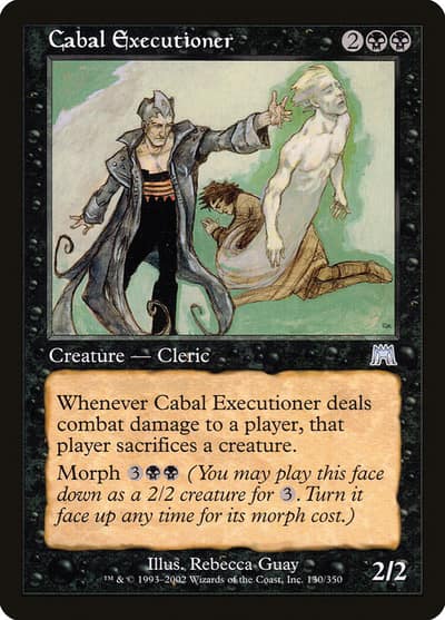 Cabal Executioner 130 Onslaught Magic card