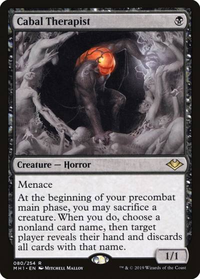 Cabal Therapist MH1-80 Modern Horizons Magic card