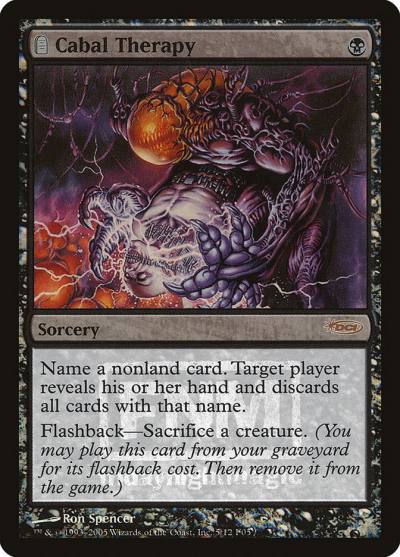 Cabal Therapy F05-5 Friday Night Magic 2005 Magic card