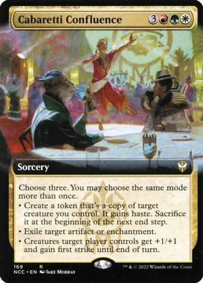 Cabaretti Confluence NCC-169 New Capenna Commander Magic card