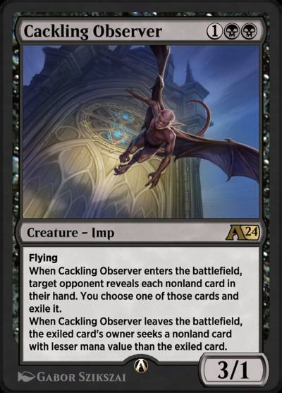 Cackling Observer YMKM-9 Alchemy: Murders at Karlov Manor Magic card