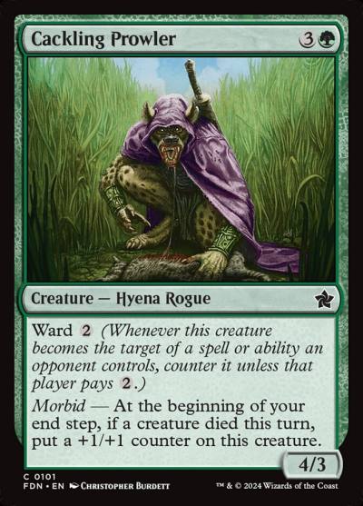Cackling Prowler 101 Foundations Magic card