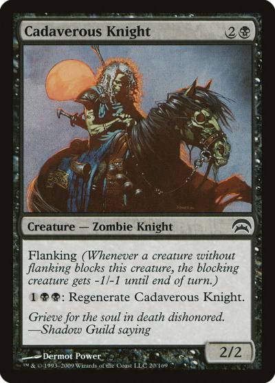 Cadaverous Knight HOP-20 Planechase Magic card