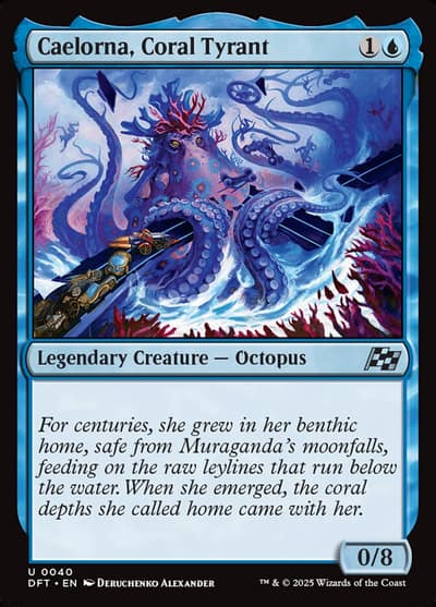 Caelorna, Coral Tyrant 40 Aetherdrift Magic card