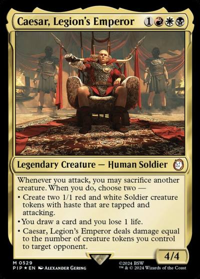 Caesar, Legion's Emperor PIP-529 Fallout Magic card