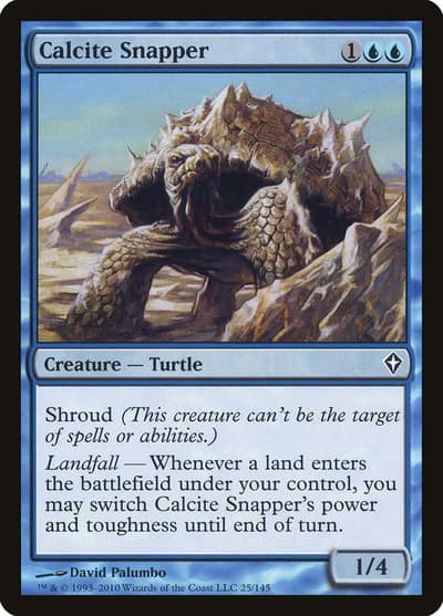 Calcite Snapper 25 Worldwake Magic card