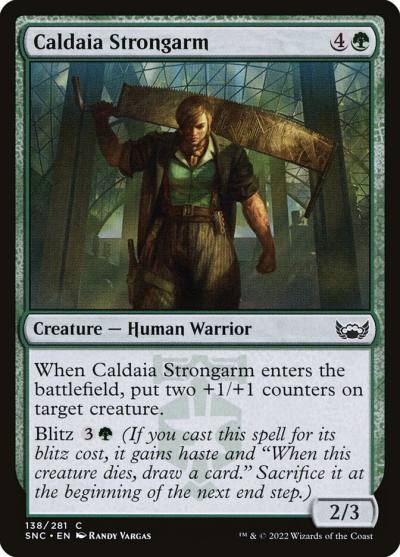 Caldaia Strongarm SNC-138 Streets of New Capenna Magic card