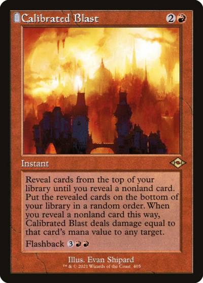 Calibrated Blast MH2-405 Modern Horizons 2 Magic card