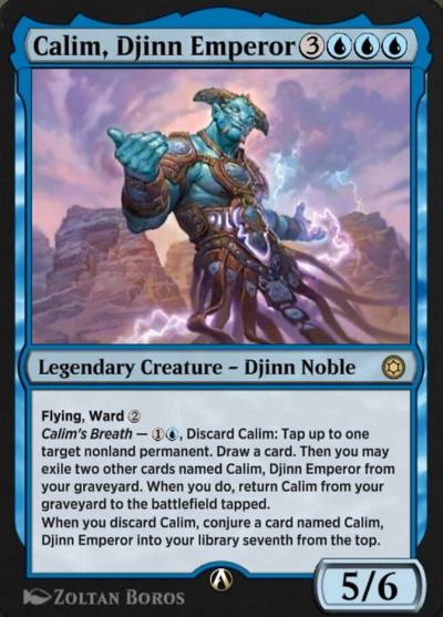 Calim, Djinn Emperor HBG-33 Alchemy Horizons: Baldur's Gate Magic card