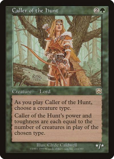 Caller of the Hunt MMQ-233 Mercadian Masques Magic card
