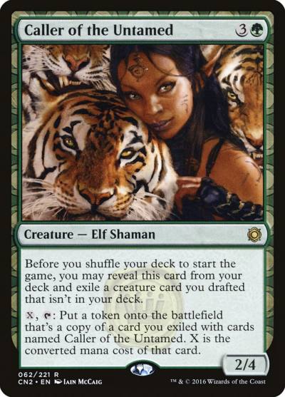 Caller of the Untamed CN2-62 Conspiracy: Take the Crown Magic card