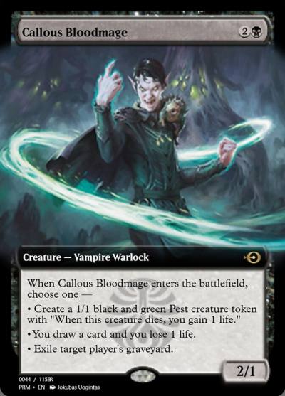 Callous Bloodmage PRM-90060 Magic Online Promos Magic card