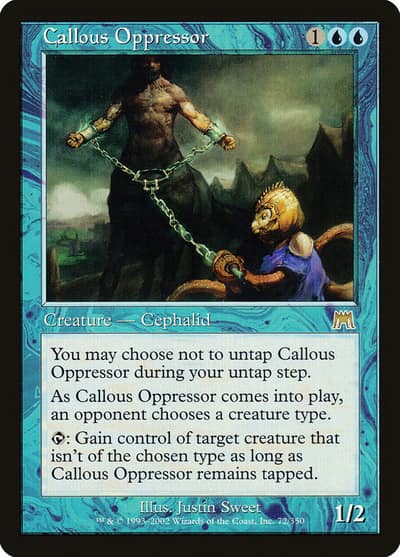 Callous Oppressor 72 Onslaught Magic card