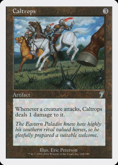 Caltrops 7ED-288 Seventh Edition Magic card
