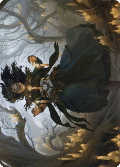 Candlegrove Witch // Candlegrove Witch AMID-15 Midnight Hunt Art Series Magic card