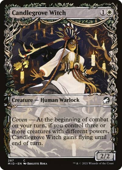 Candlegrove Witch MID-287 Innistrad: Midnight Hunt Magic card