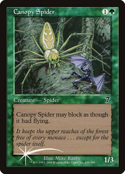 Canopy Spider 7ED-234STAR Seventh Edition Magic card