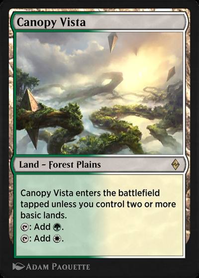 Canopy Vista EA3-20 Explorer Anthology 3 Magic card