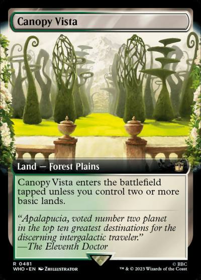 Canopy Vista WHO-481 Doctor Who Magic card