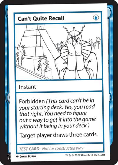 Can't Quite Recall MB2-527 Mystery Booster 2 Magic card
