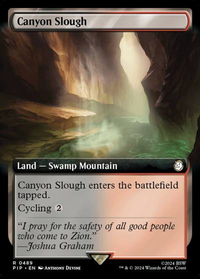Canyon Slough PIP-489 Fallout Magic card