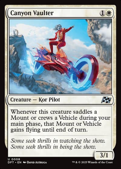 Canyon Vaulter DFT-8 Aetherdrift Magic card