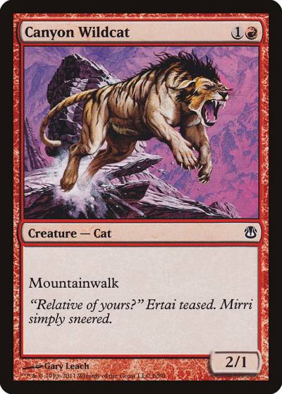 Canyon Wildcat DDH-6 Duel Decks: Ajani vs. Nicol Bolas Magic card